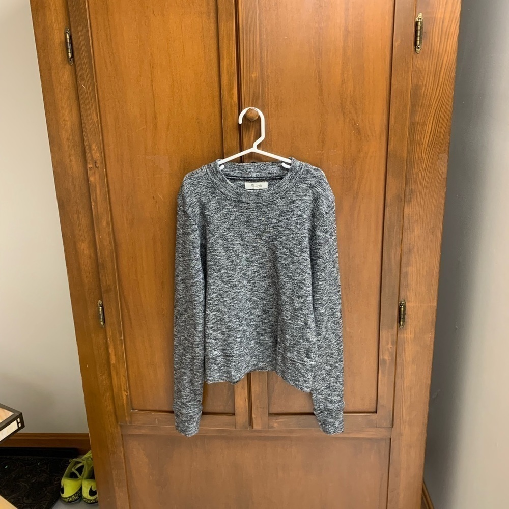 MADEWELL soft cotton summer sweater sweatshirt XXS L-19 17 in pit  #retro sport